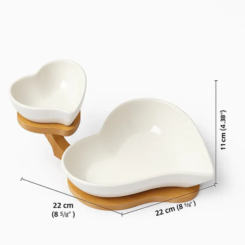 Nexa Heart Ceramic Serving Platter - Set Of Two media 6