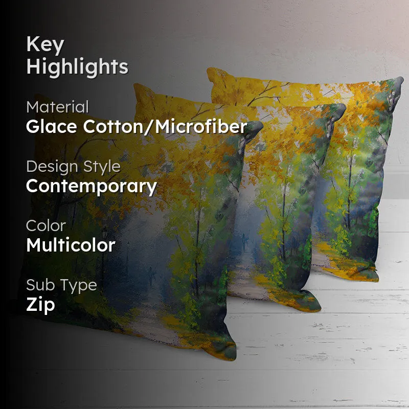 Aspen Printed Cushion Cover Set - Set Of Three media 2