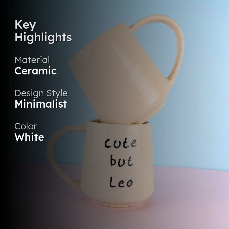 Cute But Leo Coffee Mug (250 mL) media 2