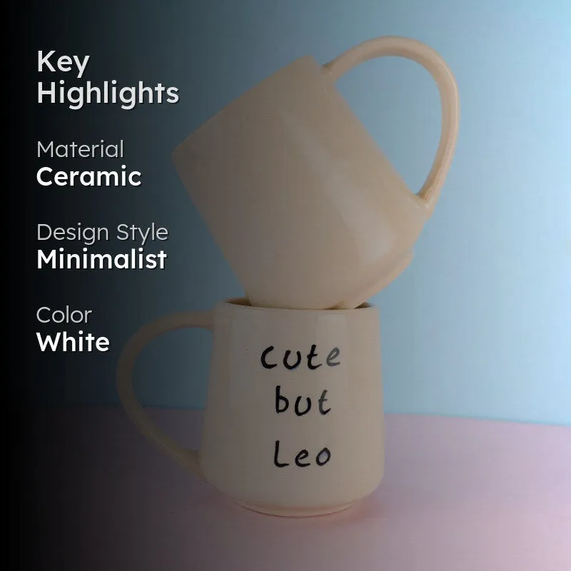 Cute But Leo Coffee Mug (250 mL) media 2
