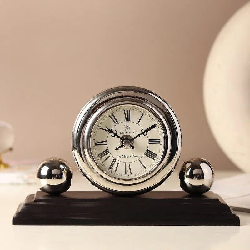 Chrona Table Clock - Silver media 1