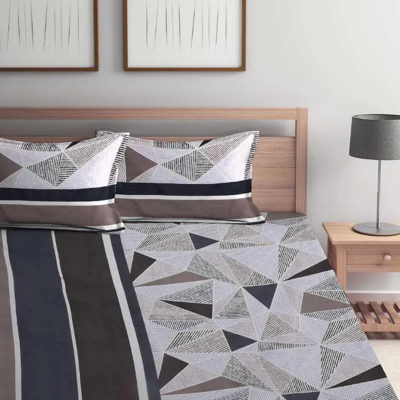 Triofunfair Frenzy Microfiber Bedsheet - 300 GSM media 4