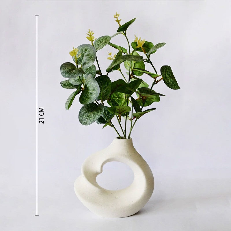 Zen Loop Ceramic Vase media 8
