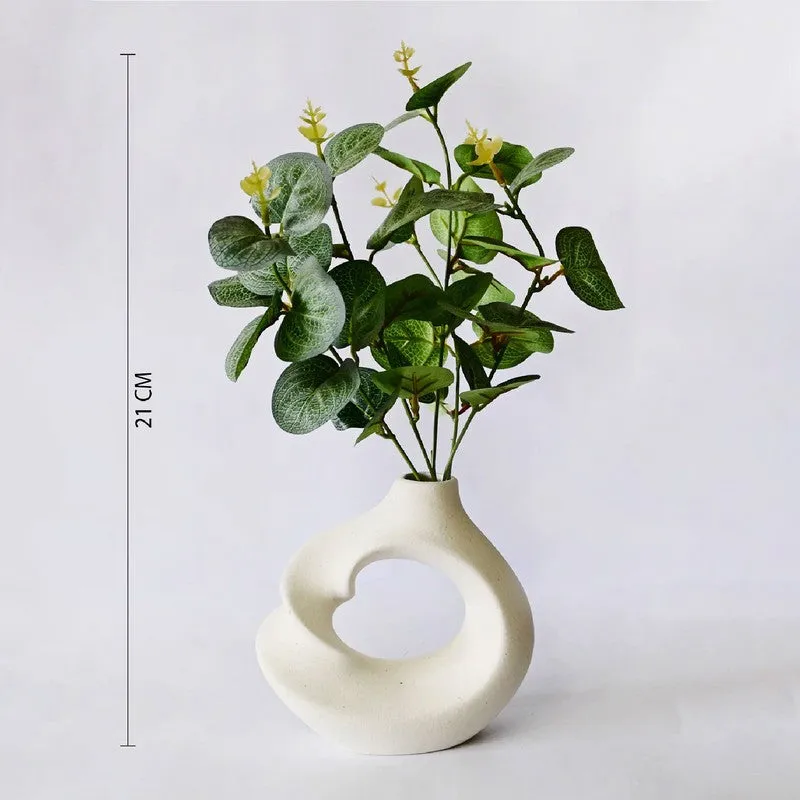 Zen Loop Ceramic Vase media 8