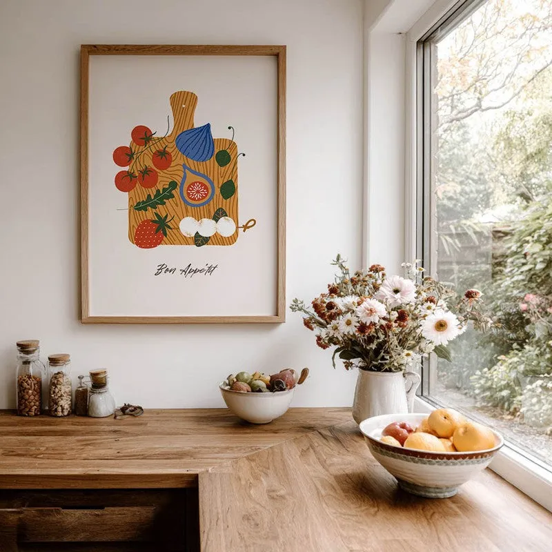 Kitchen Banquet Archival Canvas Wall Art - Brown media 8