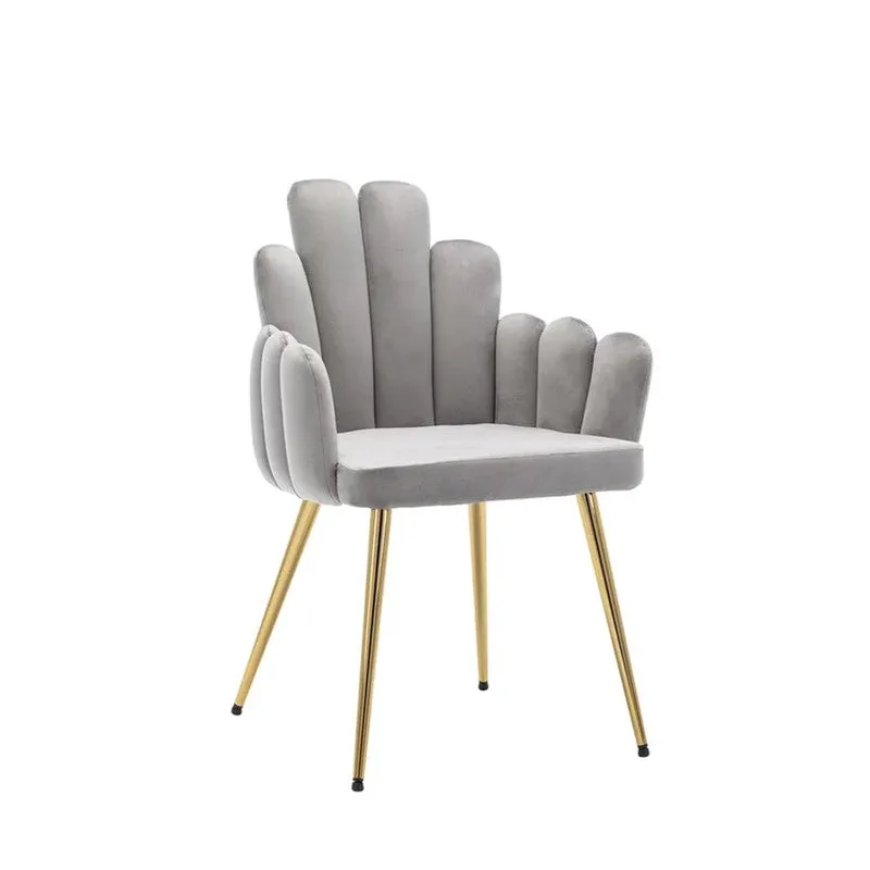 Alverra Metal Accent Chair - Grey media 3