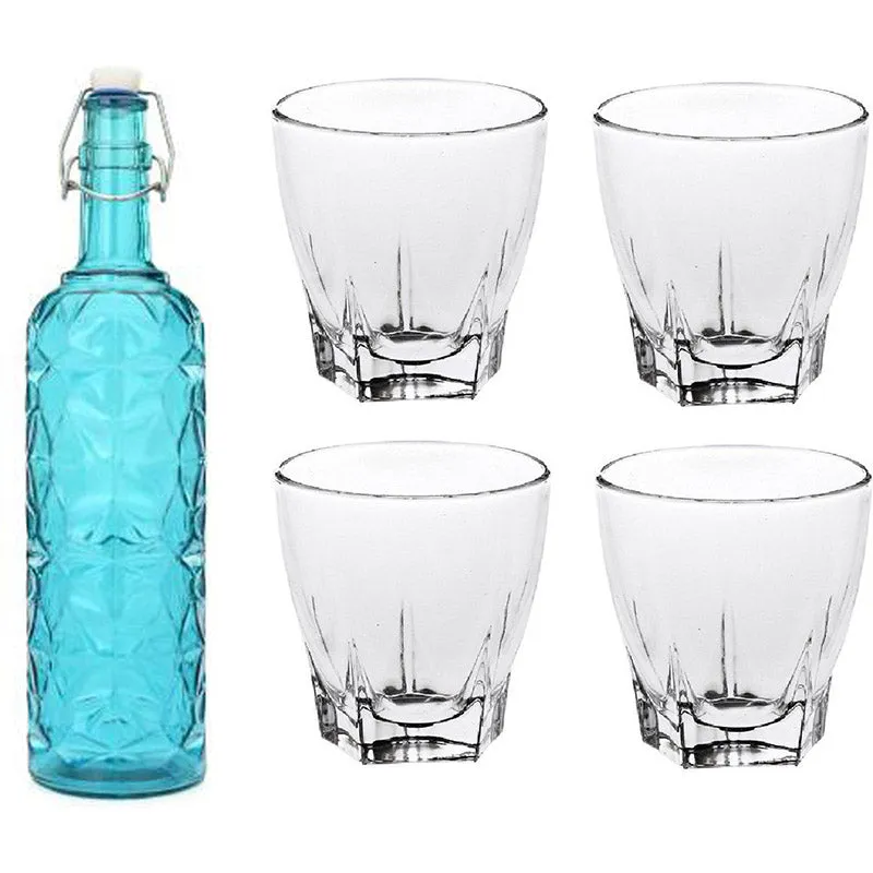 Patton 1000 mL Water Bottle With 180 mL Glasses - Five Piece Set media 3