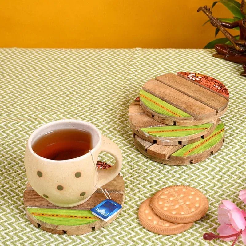 Round Dittaya Coaster - Set Of Four media 1