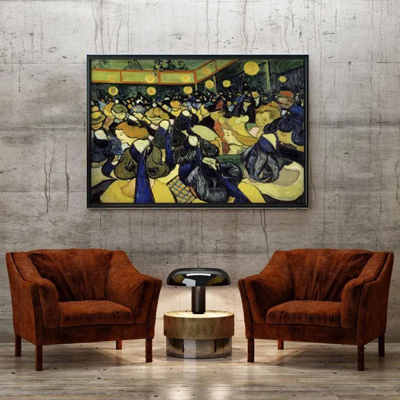 The Dance Hall In Arles By Vincent Van Gogh - Black Frame media 4