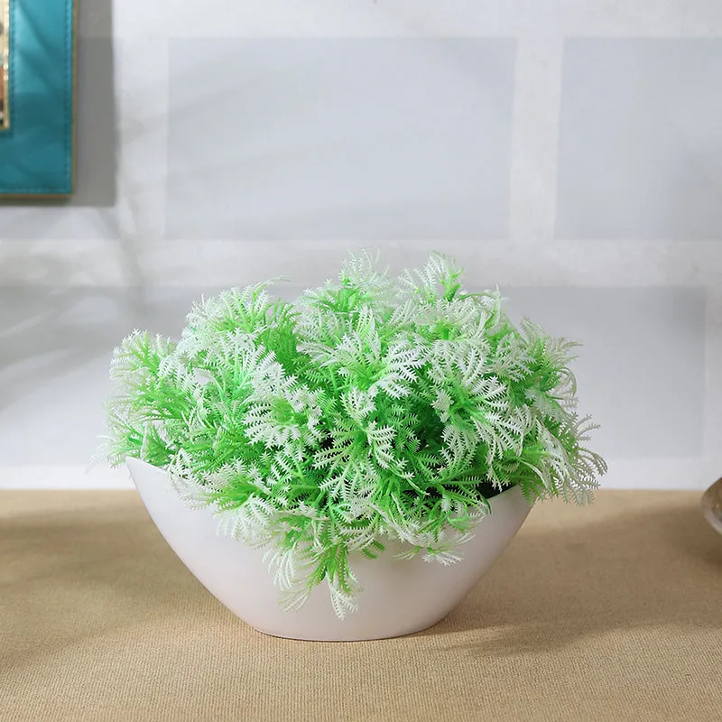 Hana Artificial Plant With Black Plastic Pot media 1
