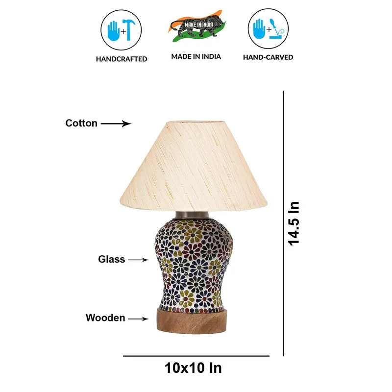 Elowen Wooden Table Lamp - Multicolor media 9