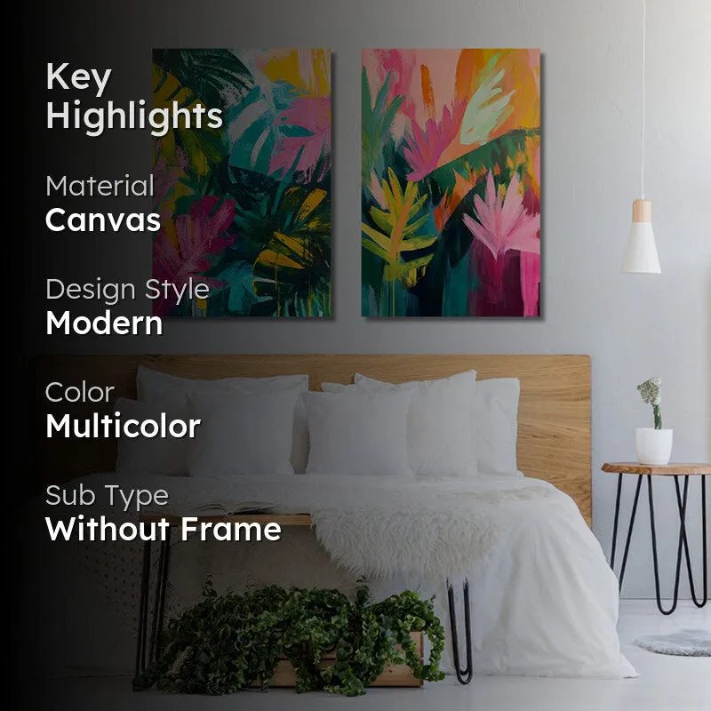 Vibrant Wild Wall Art - Set Of Two media 2