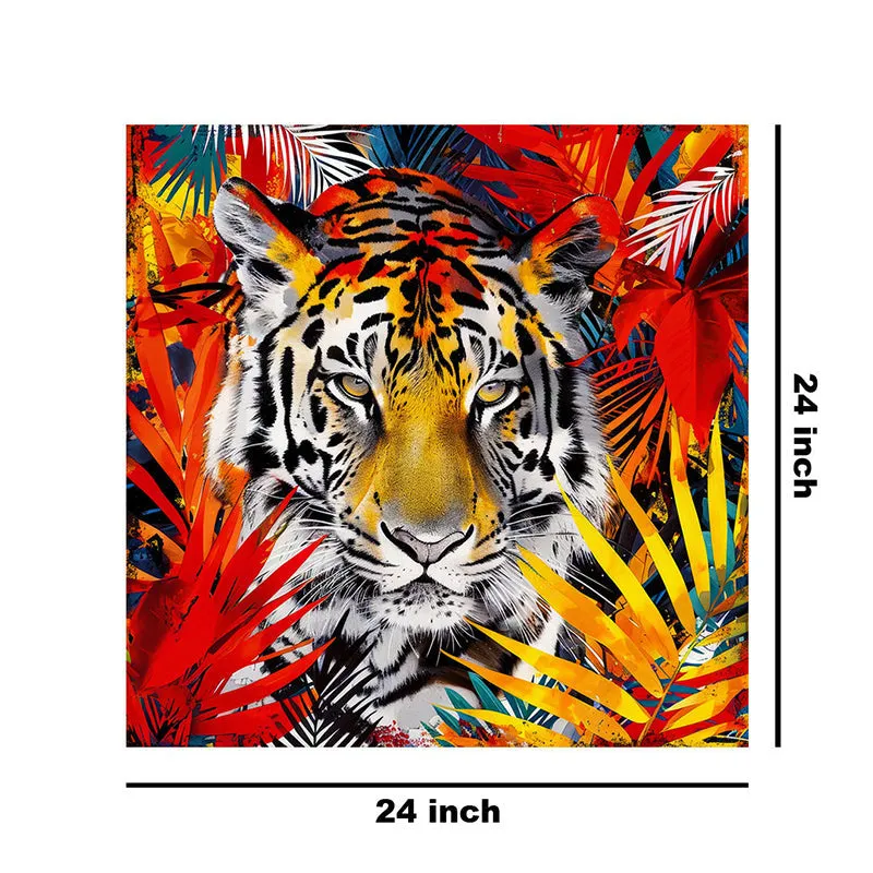Wild Tiger Wall Painting media 8