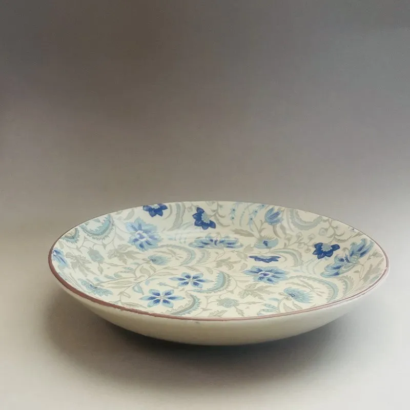 Floral Ceramic Shallow Pasta Plate - 500 mL media 5
