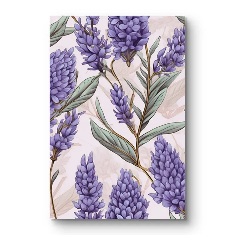 Lavender Bliss Wall Painting media 4