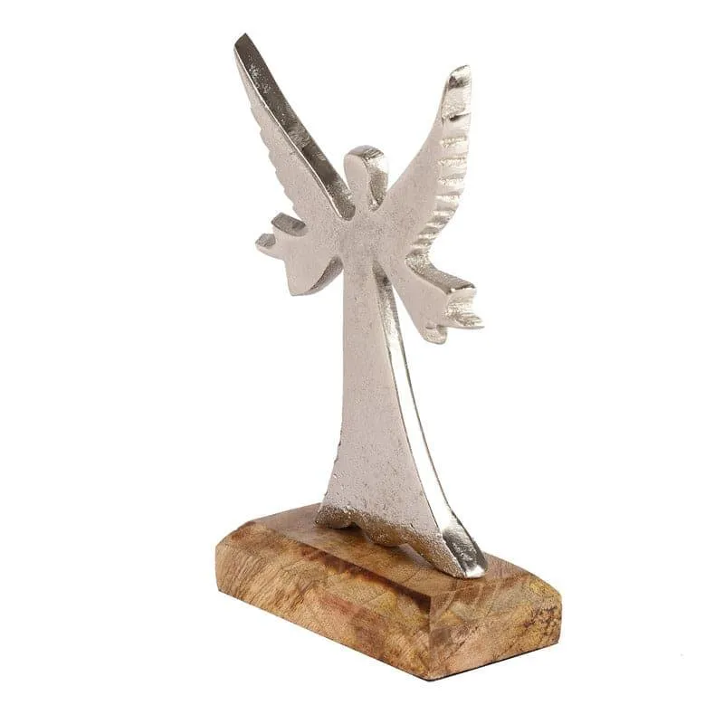 Angel From Heaven Showpiece - Silver media 4