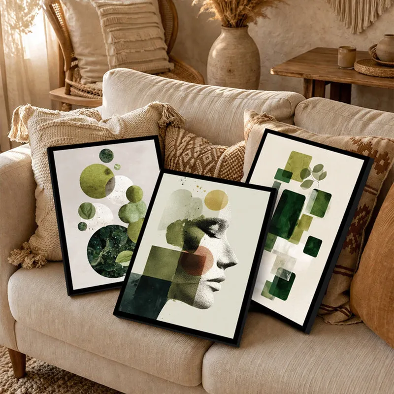 Nature Within Modern Wall Art - Set Of Three media 4