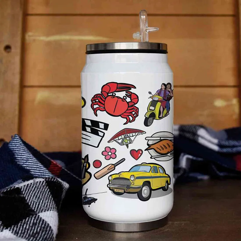 Hello Morning Steel Sipper - 350 mL media 1