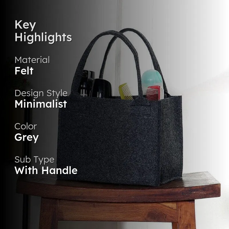 Iramo Felt Storage Basket media 2