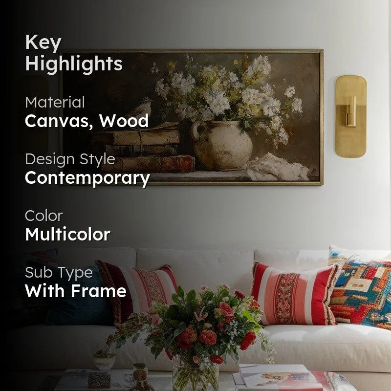 Romanticism Canvas Wall Painting With Frame media 2
