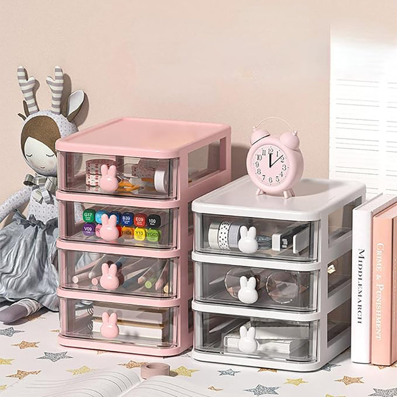 Stowly Two Tier Desk Organiser - Pink media 5