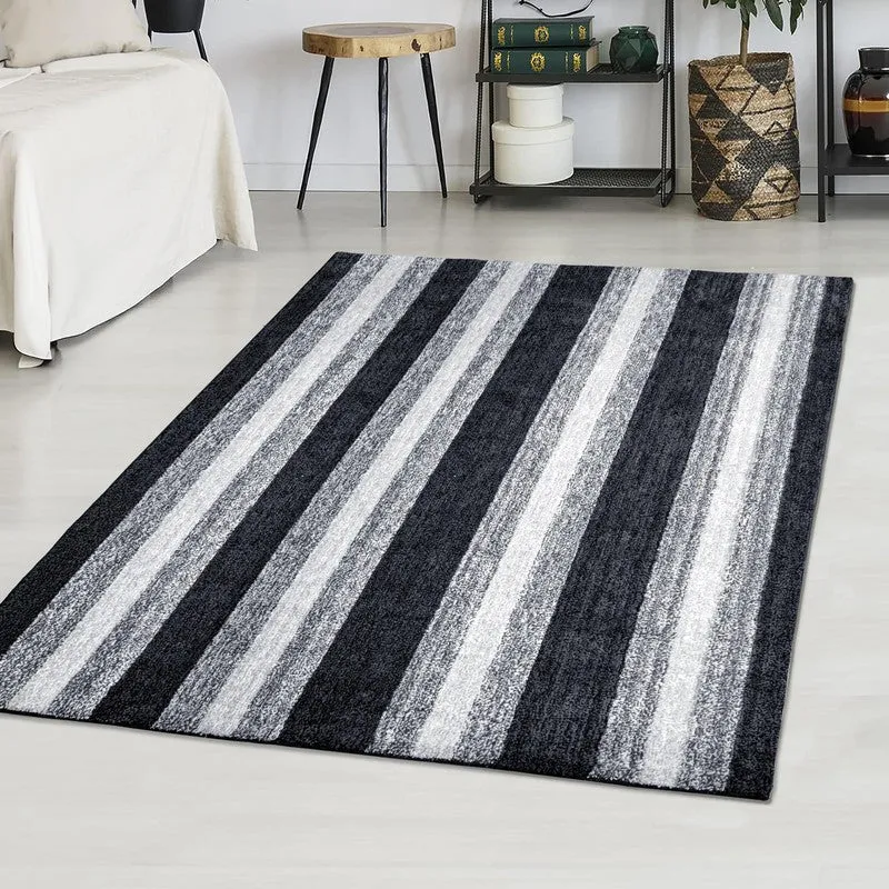 Line Tuft Anti Slip Carpet - Black media 5