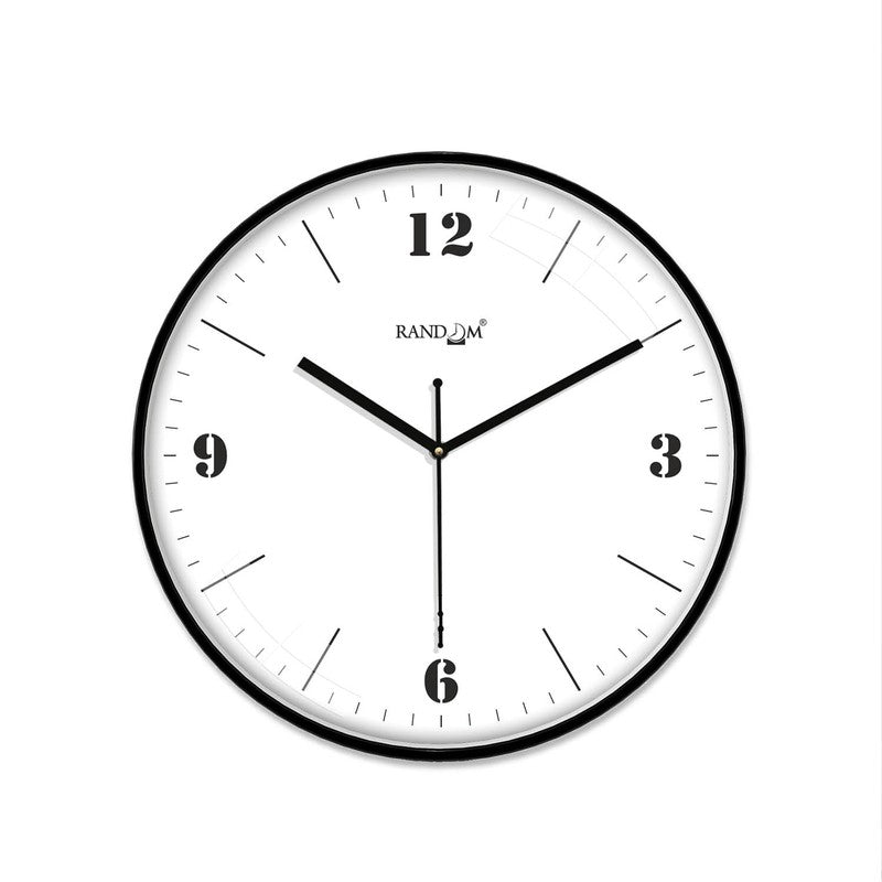 Puretick Premium Silent Sweep Wall Clock - Black media 4