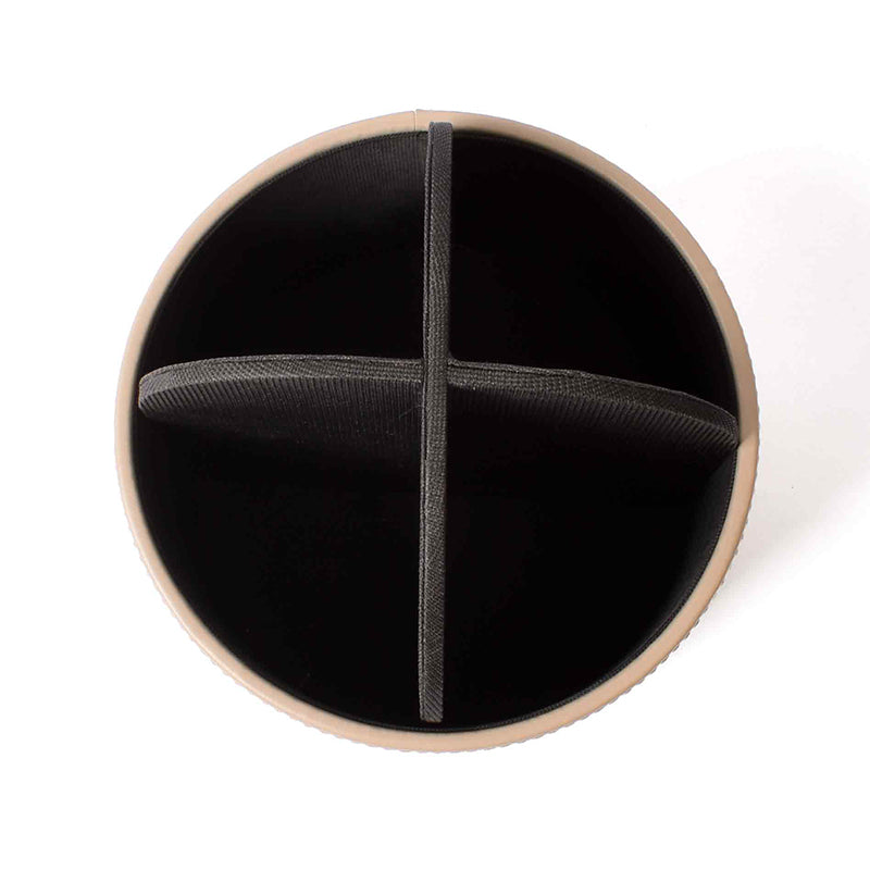 Veltrix Faux Leather Pen Stand - Beige media 4