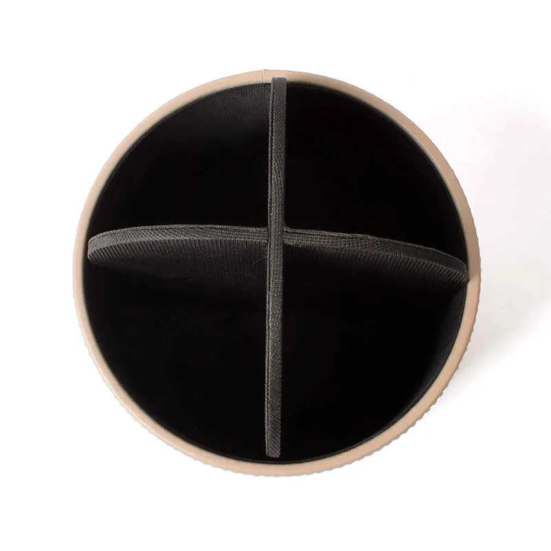 Veltrix Faux Leather Pen Stand - Beige media 4