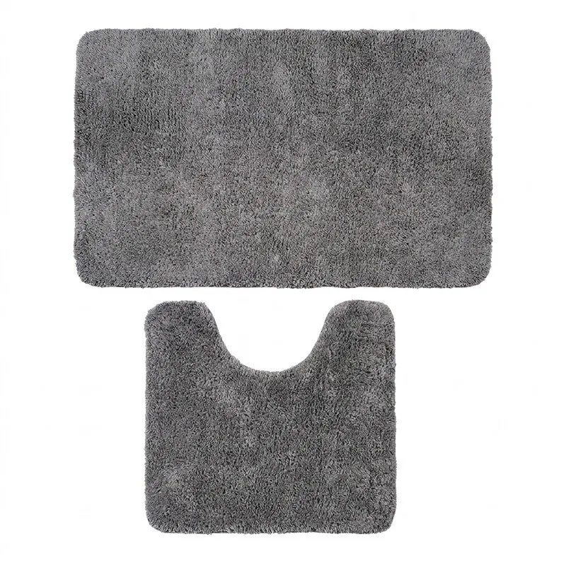 BathEase I Anti Skid Bath Mats (Grey) - Set of Two media 3