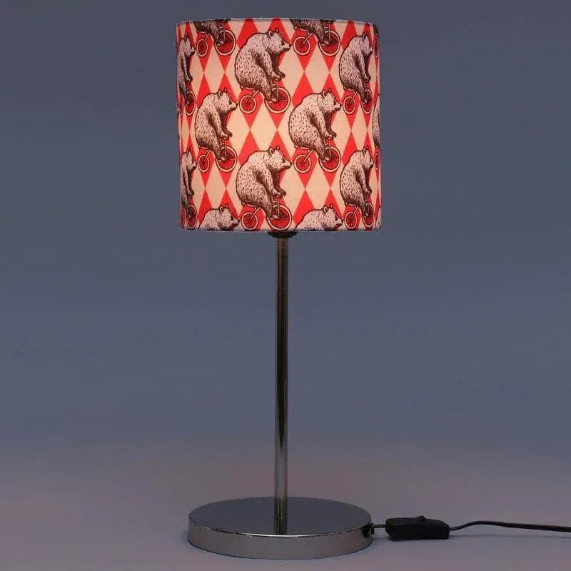 Bear Jump Fabric Table Lamp - Multicolor media 1