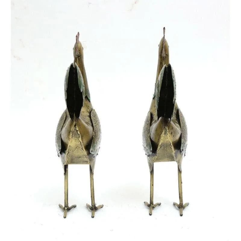 Cockerel Whimsy Showpiece - Set Of Two media 4