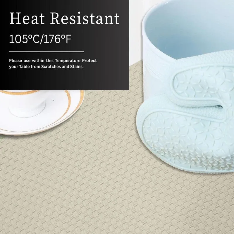 Aureon Grey Rectangle PVC Table Mats - Set Of Four media 4