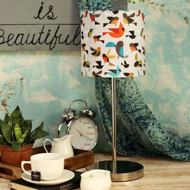 Origami Birds Fabric Table Lamp - Multicolor media 3
