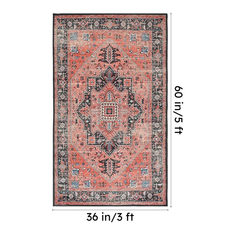Kaisa Velvet Rectangle Anti-Skid Carpet media 8