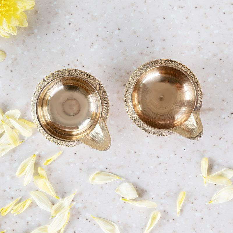 Nava Decorative Diya - Set Of Two media 4