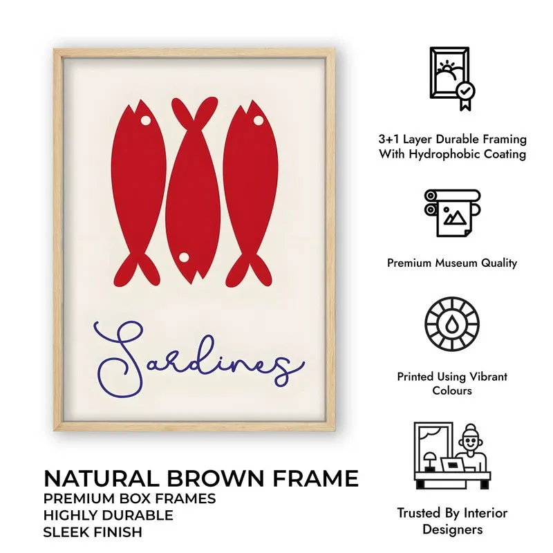Marine Print Archival Canvas Wall Art - Brown media 10