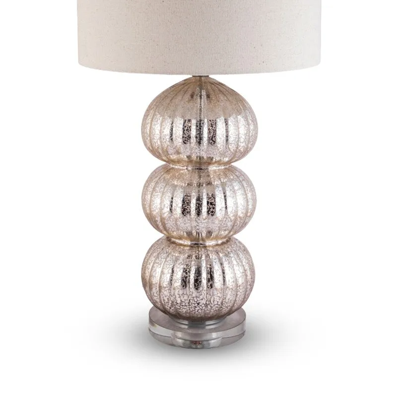 AarviDecor Remington Accent Fabric Table Lamp - Beige media 5