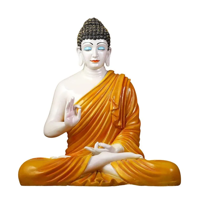 BuddhaBloom Serenity Marble Idol - Yellow media 5