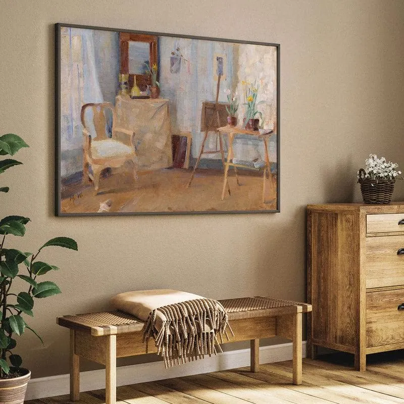 Atelier Canvas Wall Painting - Black Frame media 5