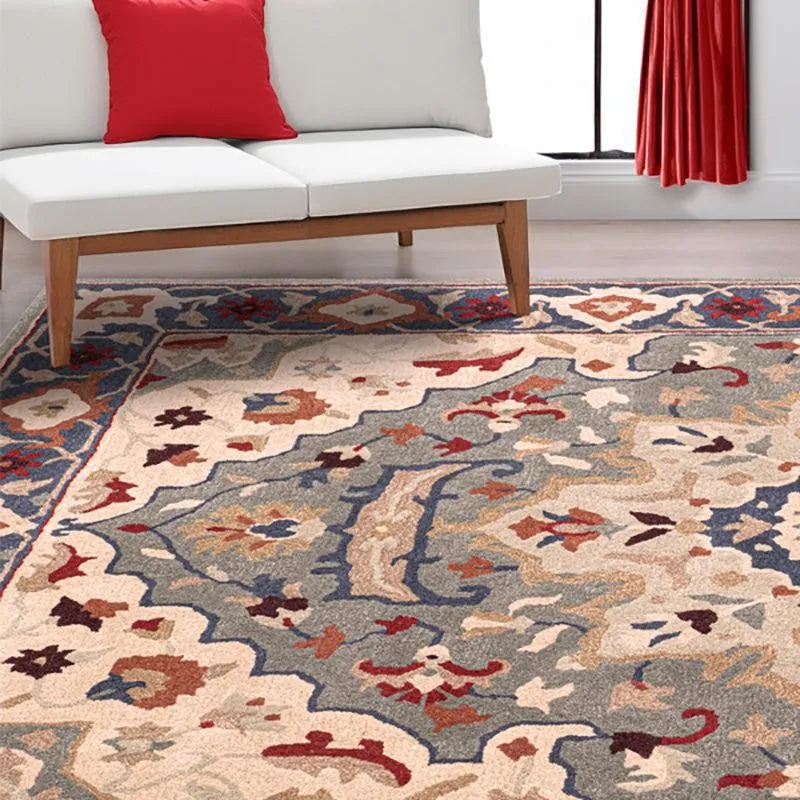 Nephthys Hand Tufted Ethnic Wool & Nylon Carpet - Brown media 3