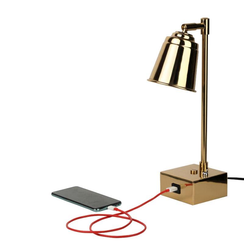 Holt Metal Table Lamp - Gold media 4