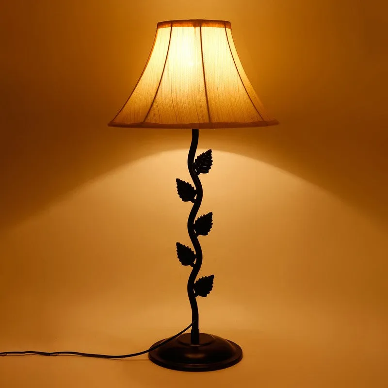 Skyrion Cotton Table Lamp With Iron Base - White media 5
