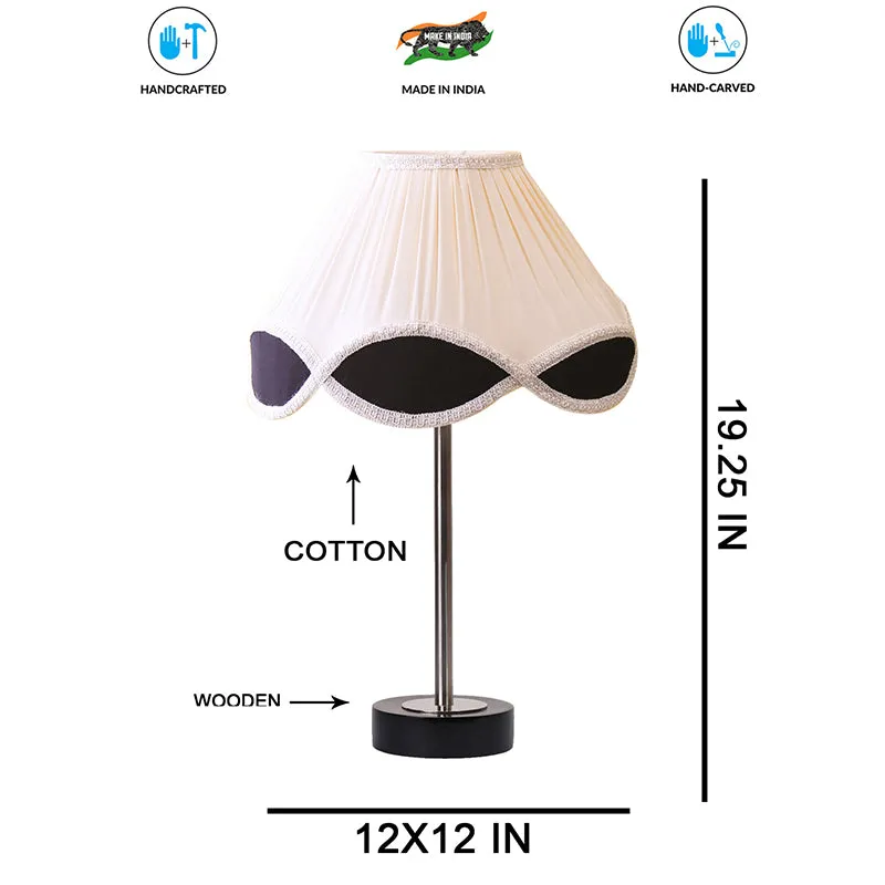 Valenica Rodin Wooden Table Lamp - Multicolor,Silver,Black media 7