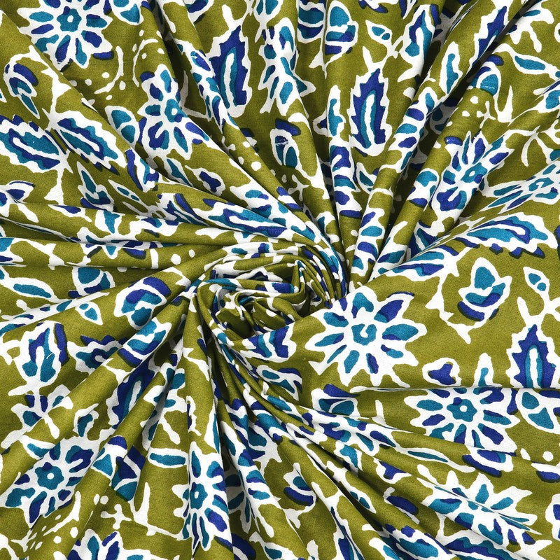 PlushRest Cotton Bedsheet (Green) - 144 TC media 6