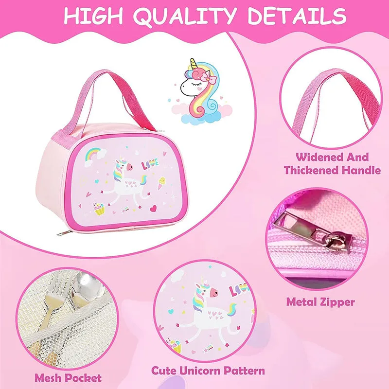 Unicorn Charm Polyester Lunch Bag media 3