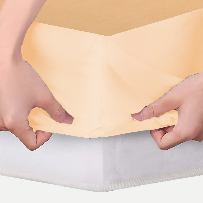 Oswal Mattress Protector - Soft Yellow media 3