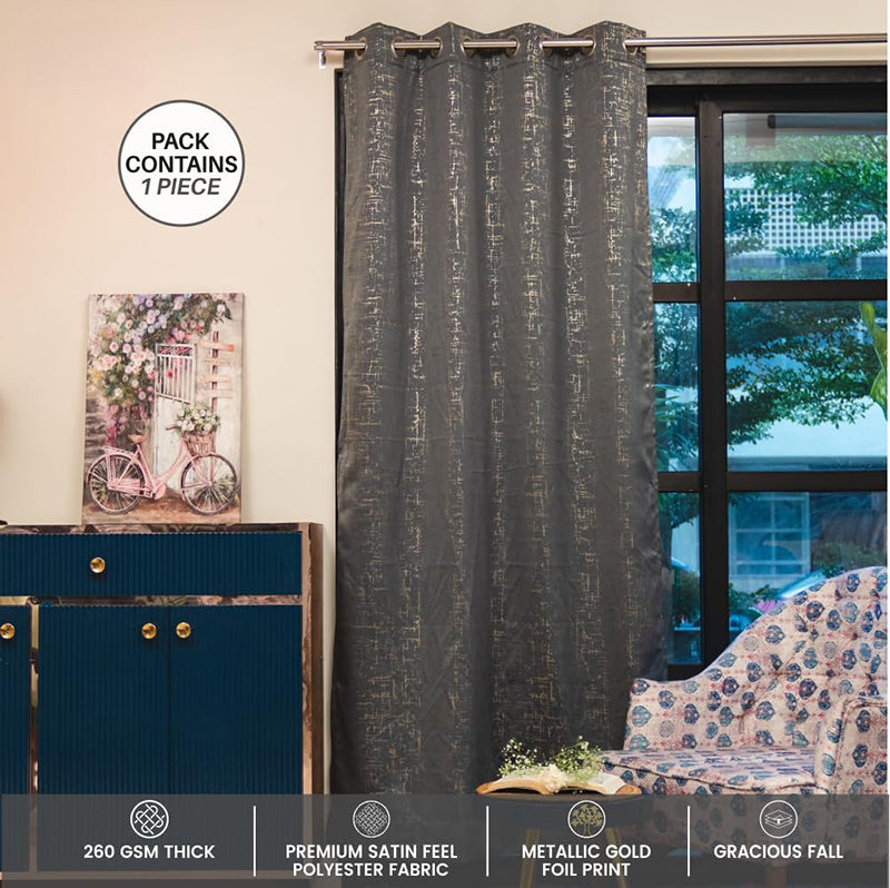 Urban Space Shadix Blackout Curtain - Dark Grey media 4