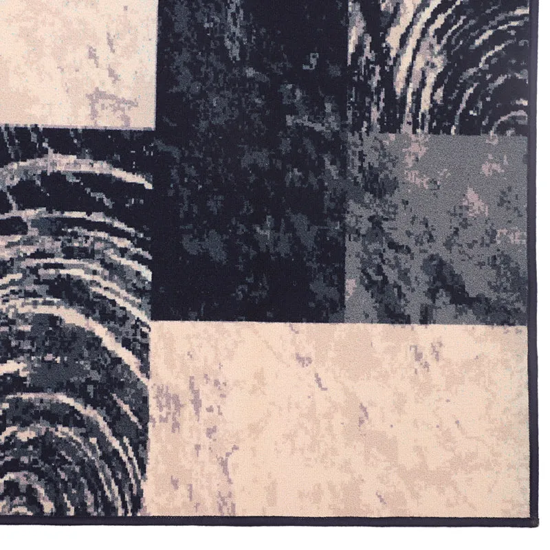 Monochrome Geometry Anti-Skid Carpet media 4