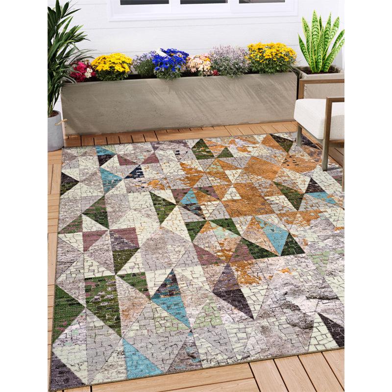 Katya Geometric Carpet - Brown & Grey media 3